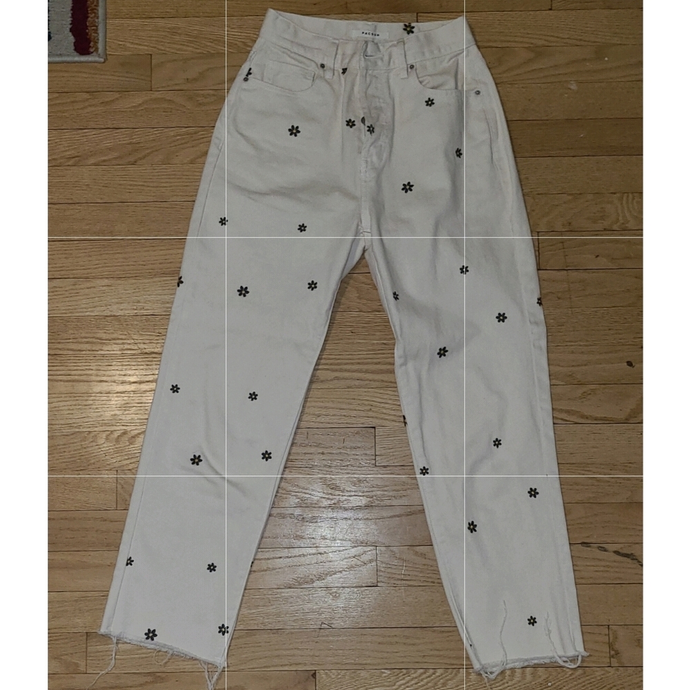 PacSun flower jeans